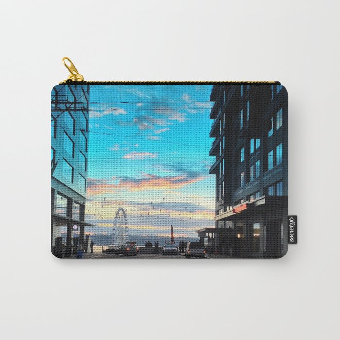 Seattle Summer Sunset Carry-All Pouch