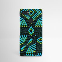 Future Retro Line Art, Yellow Android Case