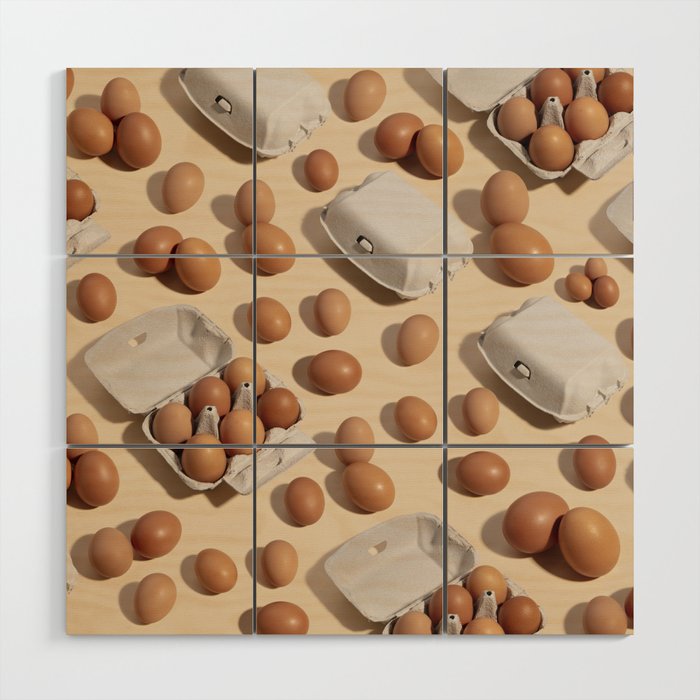 Eggfull Wood Wall Art