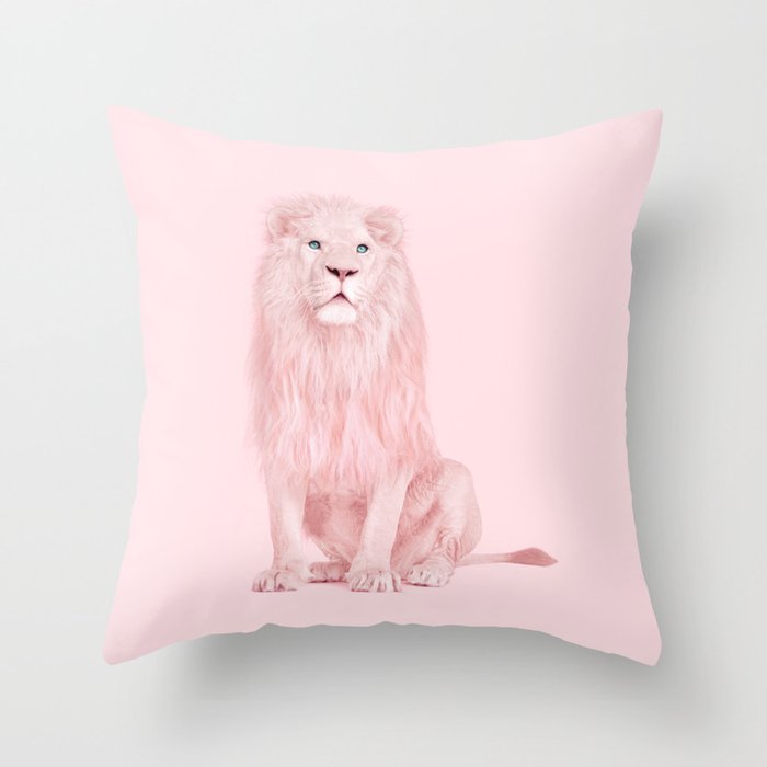 lion dance throw pillow