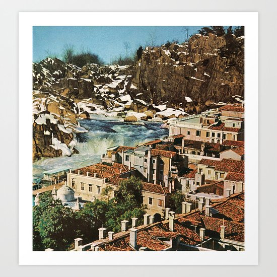waterfront property Art Print