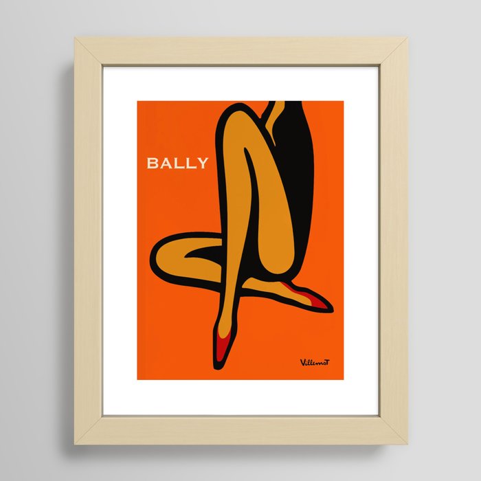 Bernard Villemot Bally Vintage Museum Exhibition Art