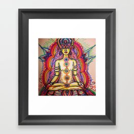 Chakra Glow Framed Art Print