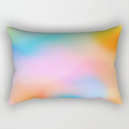 'Celebration of Color' Gradient 1 Rectangular Pillow | Calm, Loud, Soft, Inclusive, Child, Graphicdesign, Celebration, Home, Life, Color 