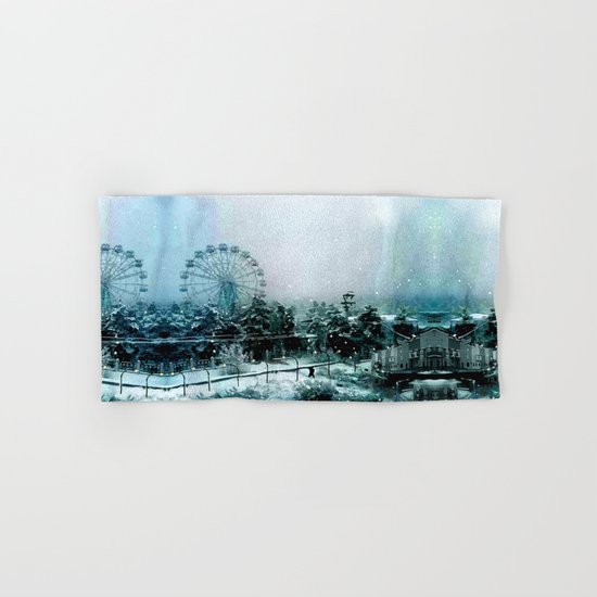 Cold Forest Playground Hand & Bath Towel