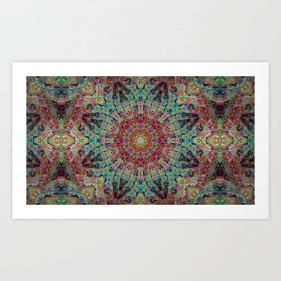 Kaleido-Aura Art Print