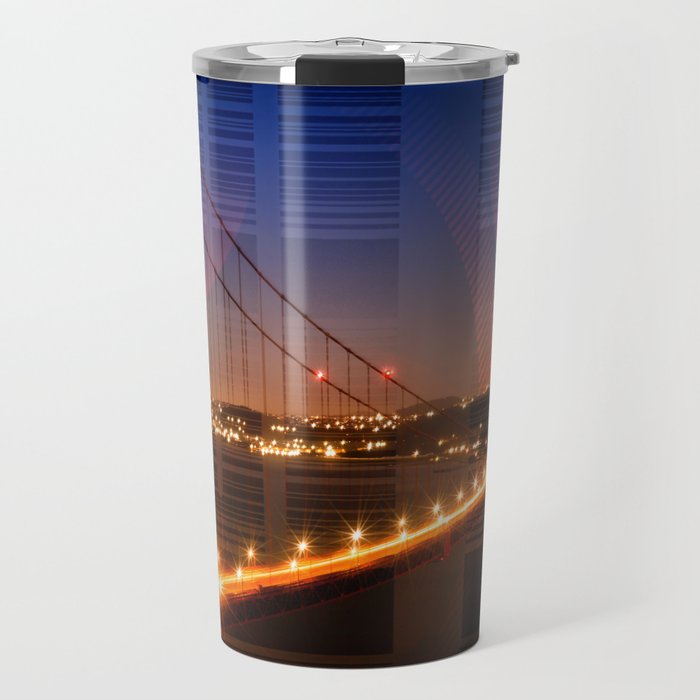 Golden Gate Bridge | Geometric Mix No.1 Travel Mug
