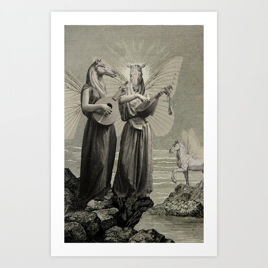 PEGASUS AND OTHERS Art Print
