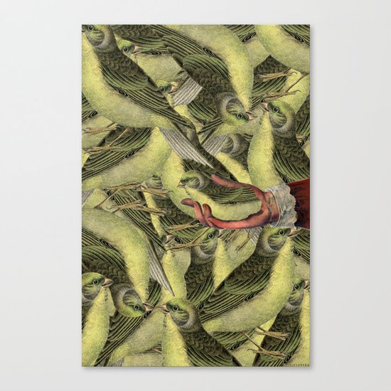 To bird or not to bird Canvas Print