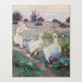 Nursery Goose Painting Canvas Print