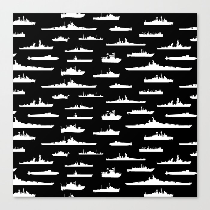 Battleship // Black Leinwanddruck Battleship // Black Leinwanddruck