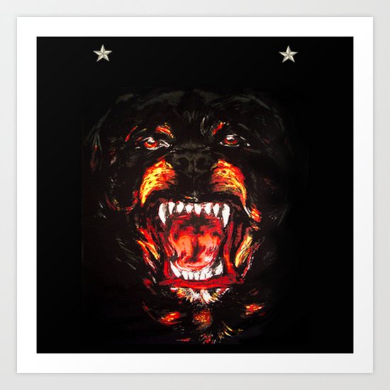 Ruff! Art Print