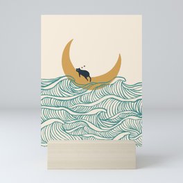 Good Night Meow 1 Mini Art Print