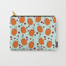 Super Canadian Maple Syrup Pattern Carry-All Pouch