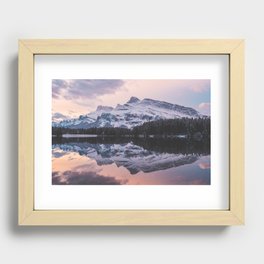 Mt Rundle Recessed Framed Print