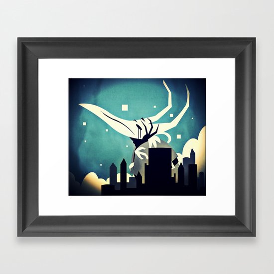 The Castle's Keeper Framed Art Print