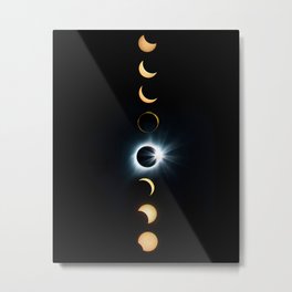Total Solar Eclipse - Casper, Wyoming Metal Print | Homedecor, Photoart, Digital, Digital Manipulation, Eclipse2017, Art, Color, Astrophotography, House, Photo 