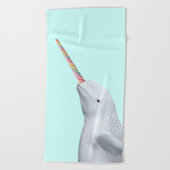 SEA UNICORN Beach Towel