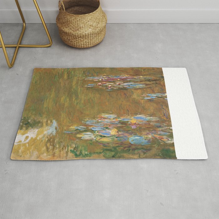 The Water Lily Pond by Claude Monet Rug
