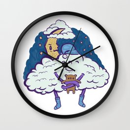 Sleeping cloud Wall Clock