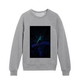 Hummingbird on a Mushroom Kids Crewneck