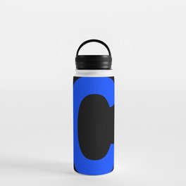 Letter C (Blue & Black) Water Bottle