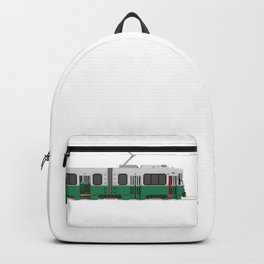 Boston Green Line Train Backpack | Deme5, Orangeline, Trains, Urban, Dement, Trolley, Greenline, Subway, Underground, Paper 