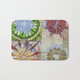 Bepainted Concrete Flower  ID:16165-003711-19651 Bath Mat | Other, Figmental, Pattern, Abstract, Skillfuldwellingidea, Texture, Painting, Watercolor, Representationpattern, Oil 