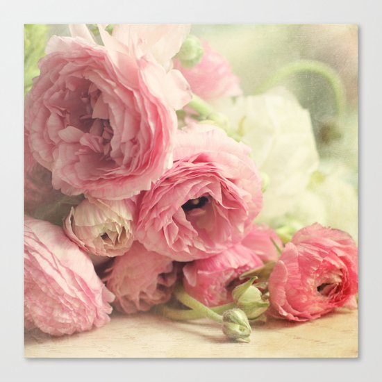 the first bouquet Canvas Print