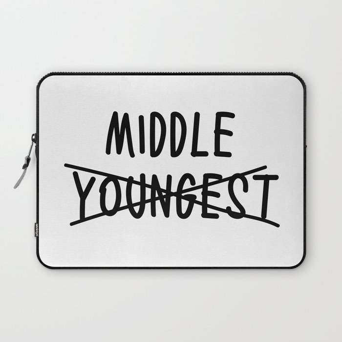 New Baby Middle Sibling Funny Laptop Sleeve
