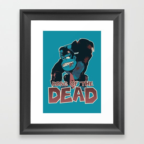 Kong of the Dead Framed Art Print