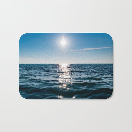 Marble Wave Sunshine Bath Mat