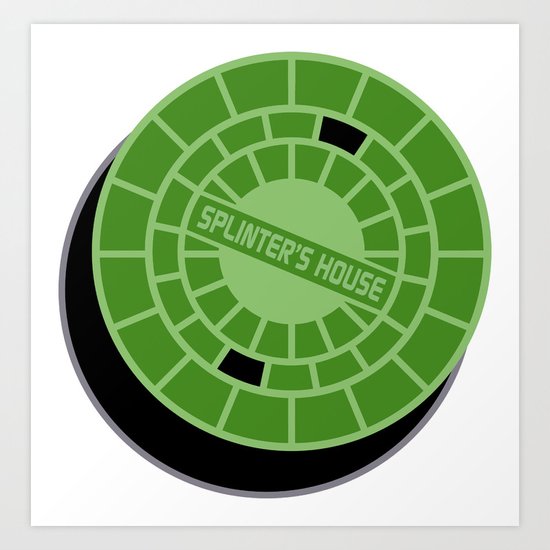 Splinter's house Art Print