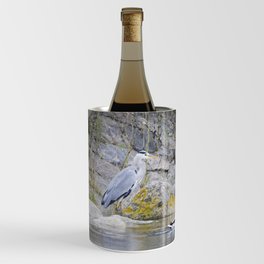 Blue heron and sea duck Wine Chiller