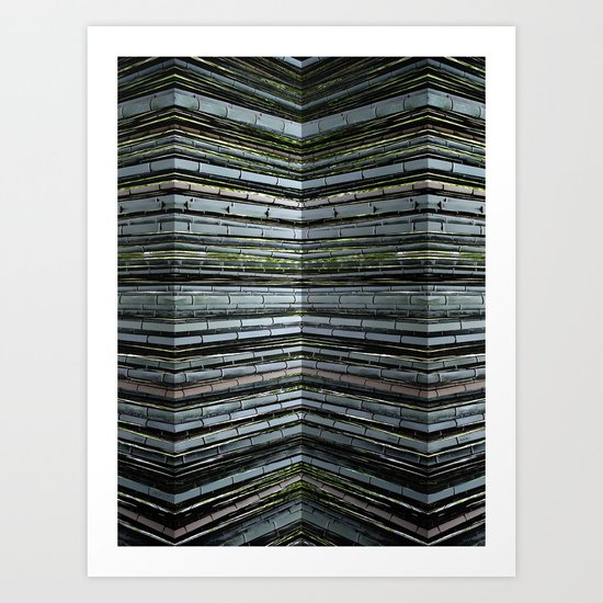 Bending Bamboo Art Print