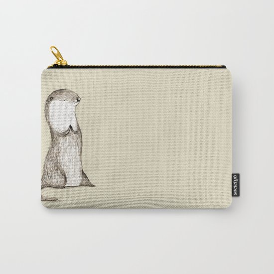 Sitting Otter Carry-All Pouch