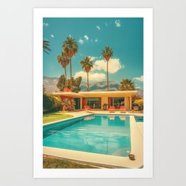 Palm Springs 35mm Fuji Film 524 Art Print