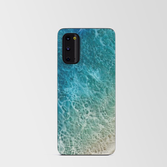 Green and blue ocean Android Card Case