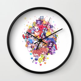 Undertale Wall Clocks For Any Decor Style Society6