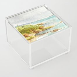 Hawaiian Island Watercolor Acrylic Box