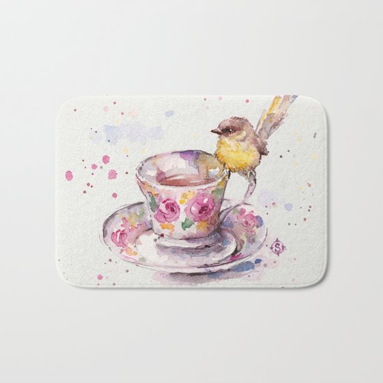 There is always time for tea Bath Mat