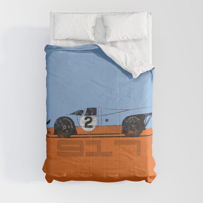 Vintage Le Mans race car livery design - 917 Comforter