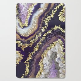 Geode Resin Painting Cutting Board