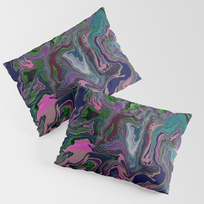 Color Dance  Pillow Sham