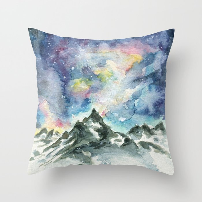 Matterhorn Mountain Throw Pillow