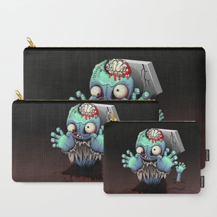 Zombie Monster Cartoon Doll Carry-All Pouch