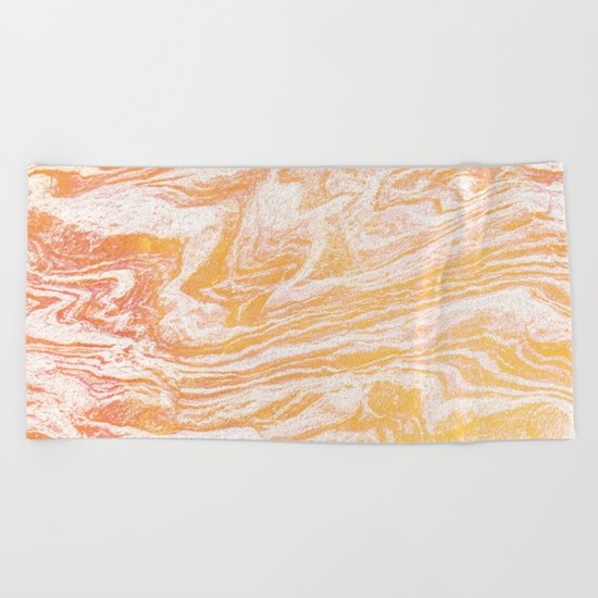 Golden Vibes #society6 #decor #buyart Beach Towel