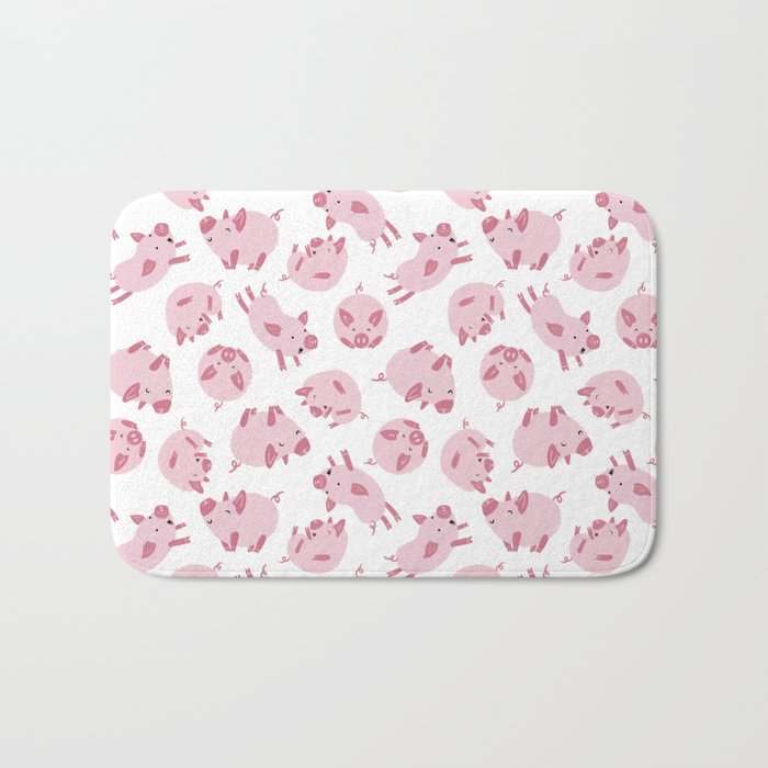 Funny Pigs Bath Mat