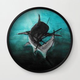 turquoise dreams  Wall Clock