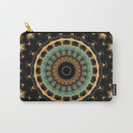 Mandala black 2 Carry-All Pouch